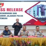 Polda Jateng Bongkar 61 Kasus Kejahatan jalanan dalam Sebulan, 105 Tersangka Diamankan dan Puluhan Kendaraan Curian Disita