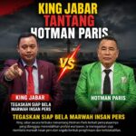 KING JABAR Tantang Hotman Paris ke Meja Hijau, Tegaskan Siap Bela Marwah Insan Pers