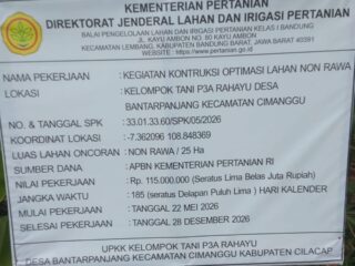Proyek OPLAH Bantarpanjang Disoal: Perubahan Spesifikasi Saluran Irigasi Diduga Cacat Mutu