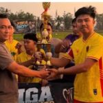 Tim Read bullus Fc Juara 1 Liga Mini Soccer tim GAMA juara 2 tim jaya sakti juara 3 ksatria muda Desa Karangsari, Meriahkan HUT RI ke-81