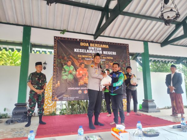 Kapolres Wonosobo Bersama 120 Driver Ojol Doa Bersama untuk Keselamatan Negeri