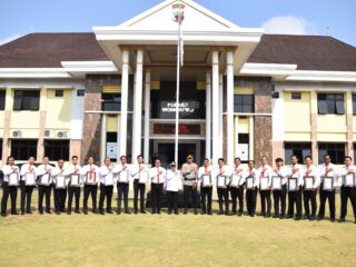 Polres Wonosobo Gelar Apel Penghargaan, Bupati Apresiasi Sinergi Jaga Kamtibmas