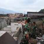 Sambut HUT TNI ke-81 Dan HUT ke 76 Kodam IV/Dip, Kodim 0707/Wonosobo Salurkan Bantuan untuk Korban Kebakaran di Tieng